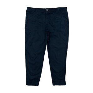 Black Ankle-Length Chino Pants | Caffe Marrakesh